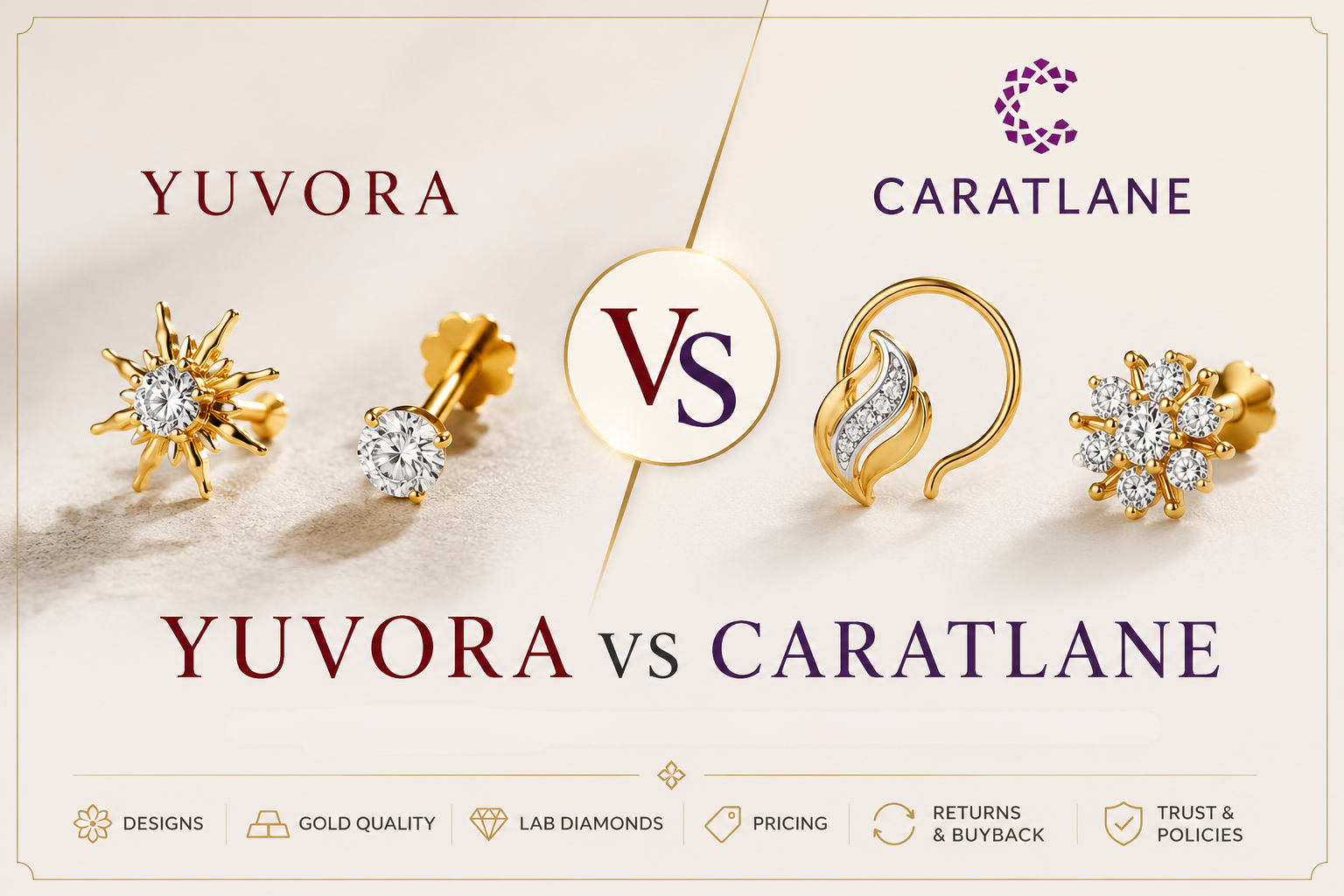 Yuvora vs CaratLane: Which Nose Jewellery Brand Should You Choose?